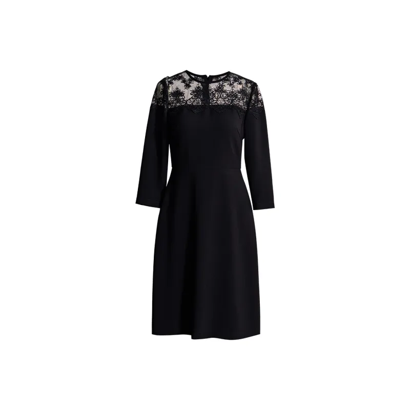 ROEYSHOUSE Long Sleeved Dresses Women's Black-0