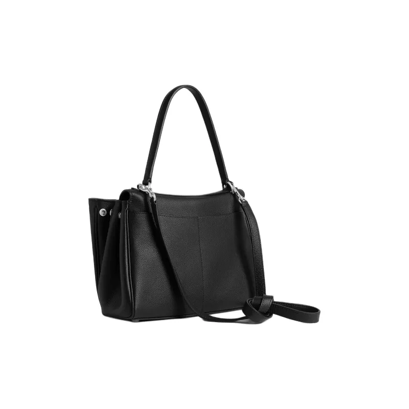 Balenciaga Rodeo Grain Calfskin One Shoulder Handbag Trumpets Women's Black-2