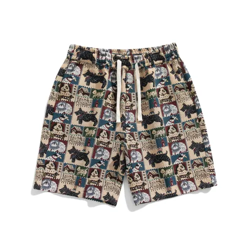 Mulinsen Casual Shorts Women's Embroidery Dog