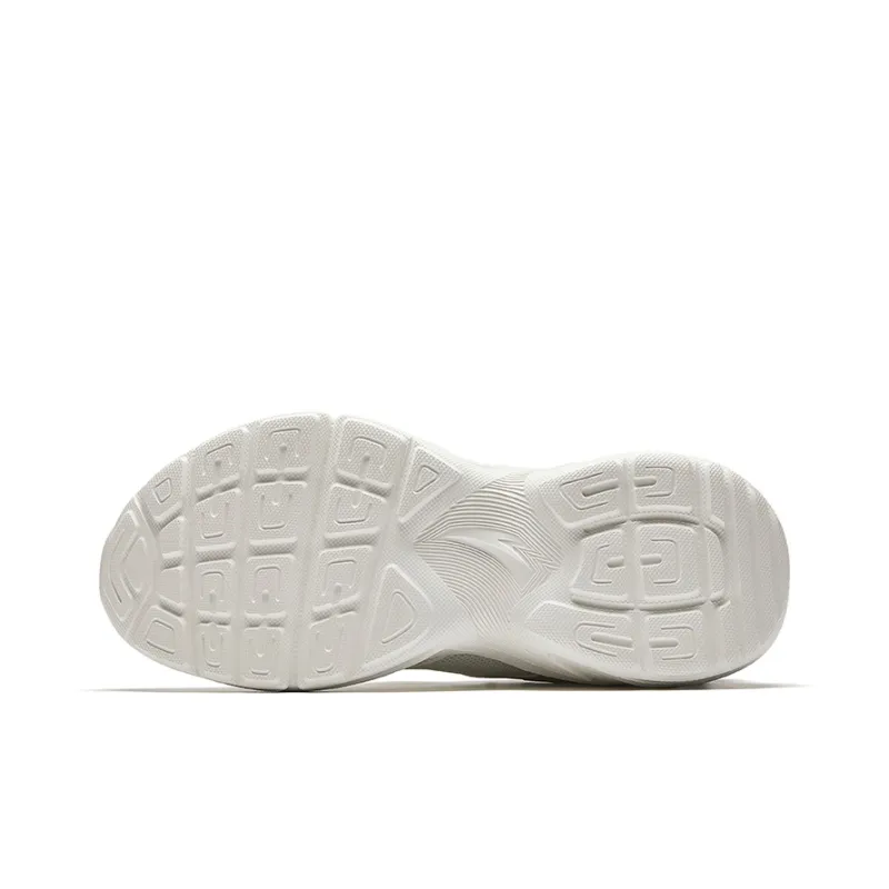 Anta Little Millennium Slip Resistant And Breathable Low Top Casual Shoes Men's White Gray Blue-4