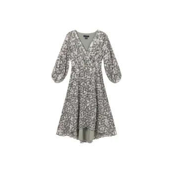 CLUB MONACO Long Sleeved Dresses Women's Gray Green