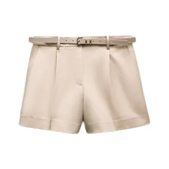 ZARA Casual Shorts Women's Light Camel