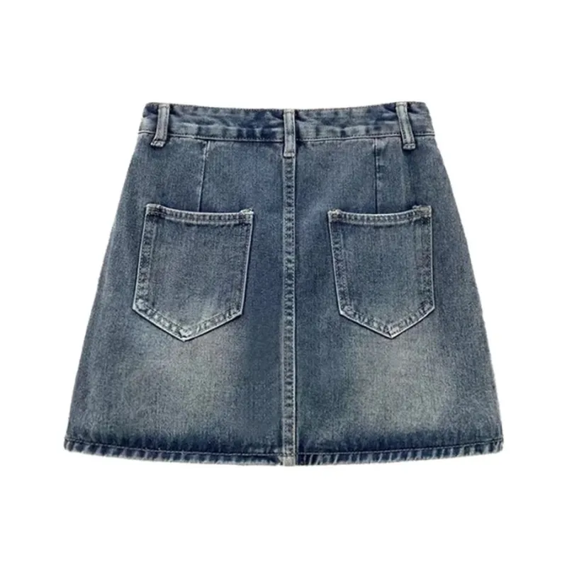 Spicy Gals Denim Short Skirts Women's-7