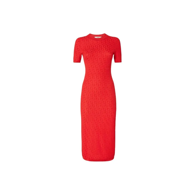 FENDI FF jacquard Dress-0
