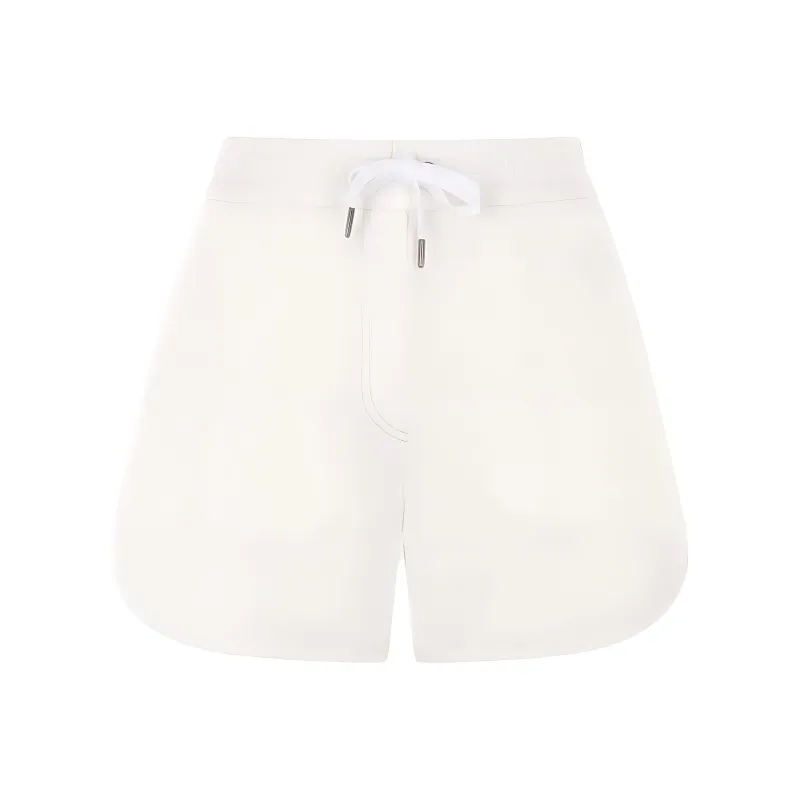 Brunello Cucinelli Drawstring Straight Hem Shorts-0