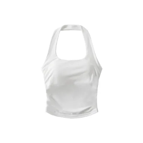 Puppytown Tank Tops Women's White
