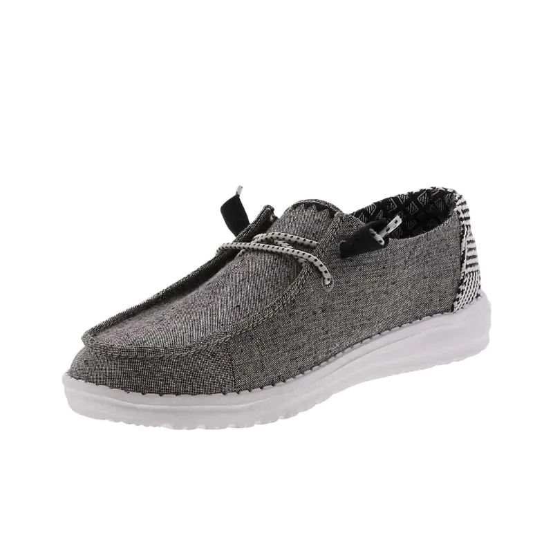 Heydude Wendy Chambray Casual Single Shoes Women's Gray-2