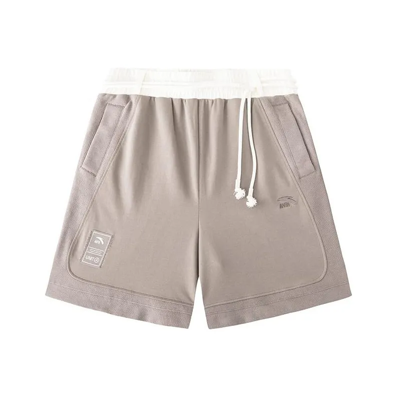 Anta Life Collection Casual Shorts Women's Linen Gray-0