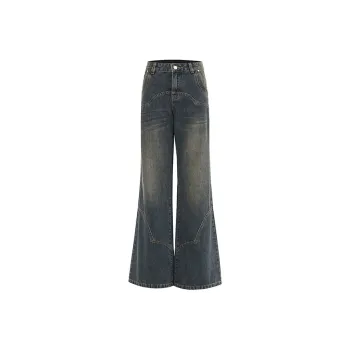 Wen Shan Bootcut Jeans Women's Cement Gray