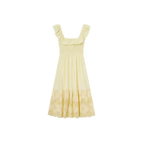 Self-portrait Flared Midi Dress