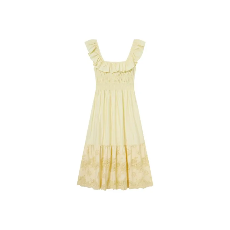 Self portrait Flared Midi Dress-0