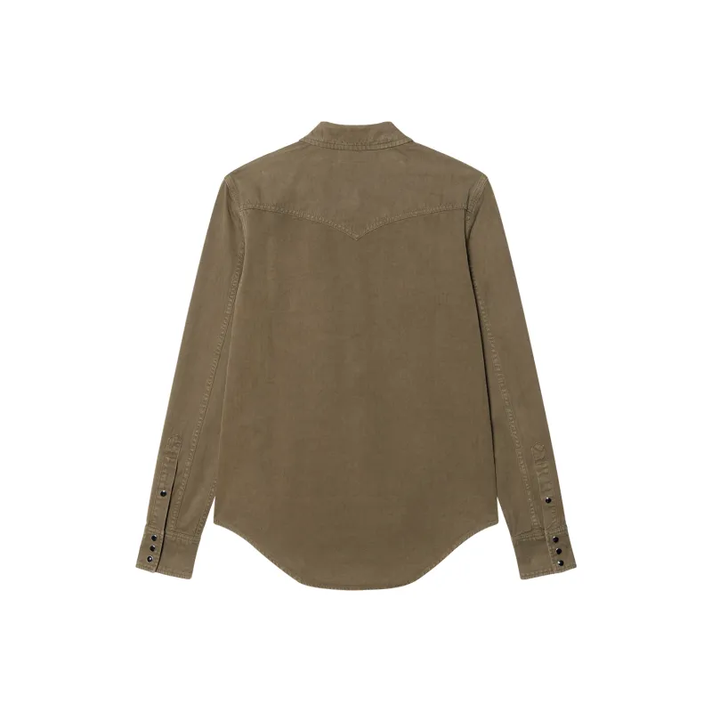 SAINT LAURENT Shirt Women's Khaki-1