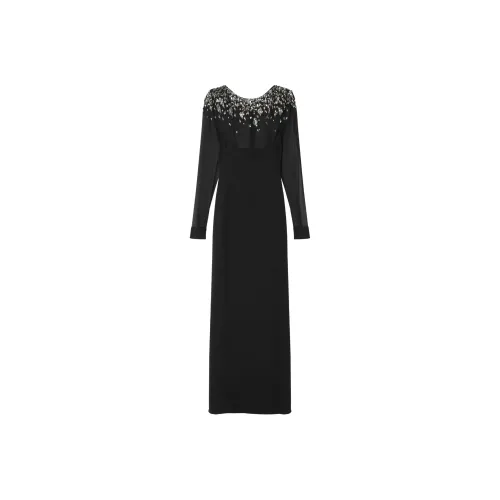 VERSACE Crystal embellished Maxi Dress
