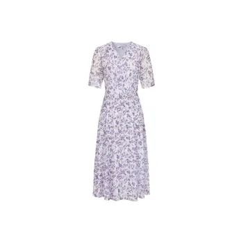 JZ. ANNAKRO Short-Sleeved Dresses Women's Floral Purple