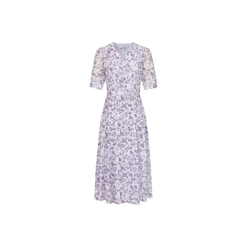 JZ. ANNAKRO Short-Sleeved Dresses Women's Floral Purple-0