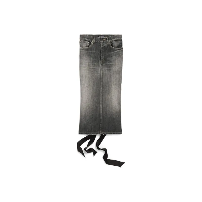 Balenciaga Lace up Skirt-0