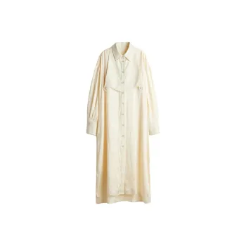 H&M Long Sleeved Dresses Women's Cream