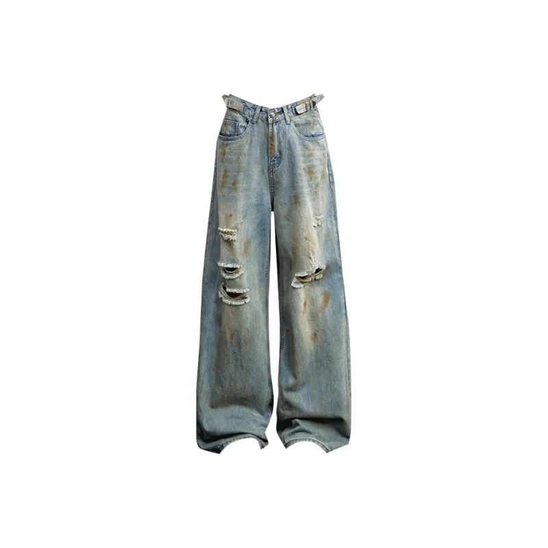 LESS BEARS Jeans Unisex Blue-0