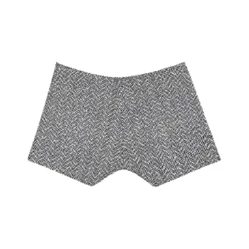 FAIRFAFO Casual Shorts Women's Black White