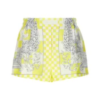 VERSACE Casual Shorts Women's Yellow