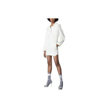 Adidas Originals BLUE VERSION Long Sleeved Dresses Women's Pink White