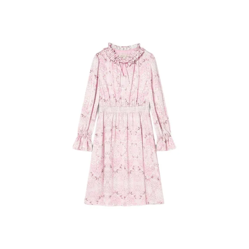 Goodland Long Sleeved Dresses Women's Rose Pink-0