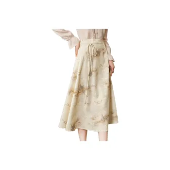 Like The Age Of Water Short Sleeved Dress Women's Multicolor