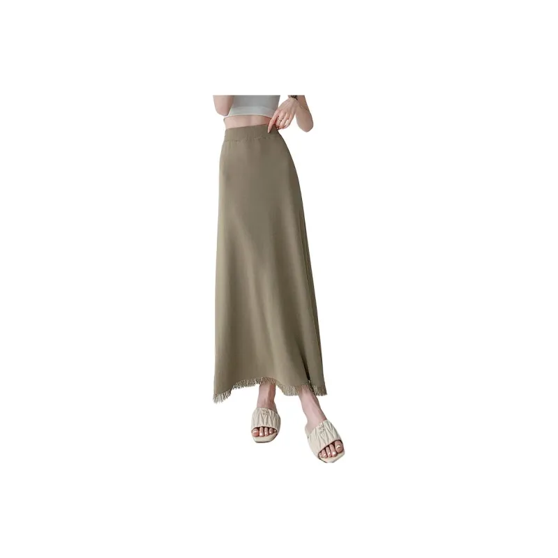 La Chapelle Knit Long Skirt Women's-3