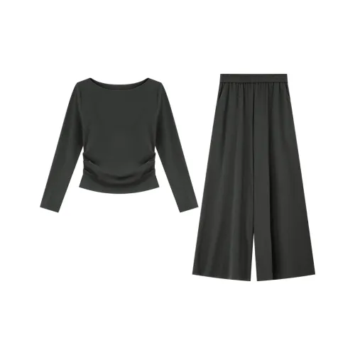 VIMLY Casual Suit Women's Iron Gray