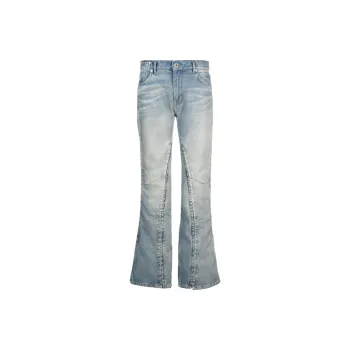 Y/Project Logo Patch Flared Jeans
