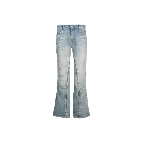 Y/Project Logo Patch Flared Jeans