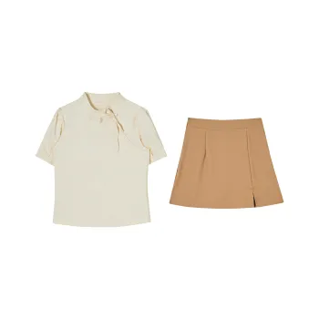 QYPRF Two Piece Skirt Sets Women's
