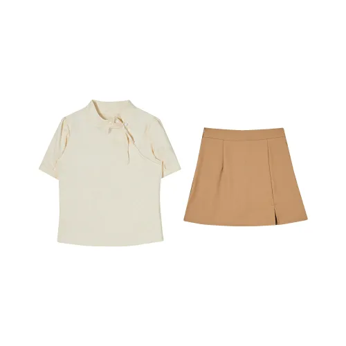 QYPRF Two Piece Skirt Sets Women's
