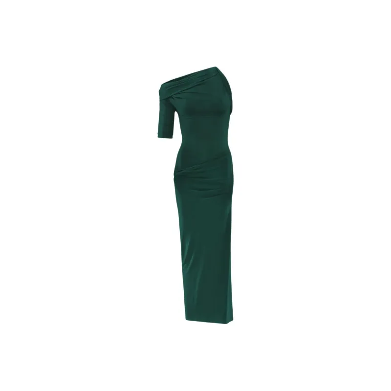 Jacquemus The Drapeado Midi Dress-0