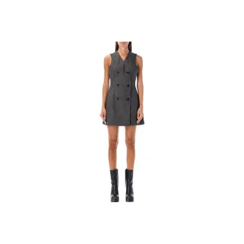 Stella McCartney Sleeveless Dresses Women's Gray