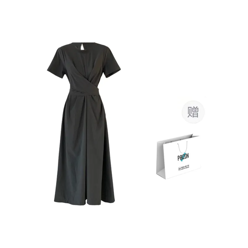 TURN UP Short Sleeved Dresses Women's-2