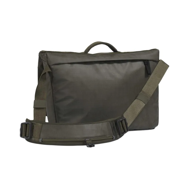 THE NORTH FACE Recycled Material Messenger Bag, One Shoulder Handbag Unisex New Olive Green & Black-2