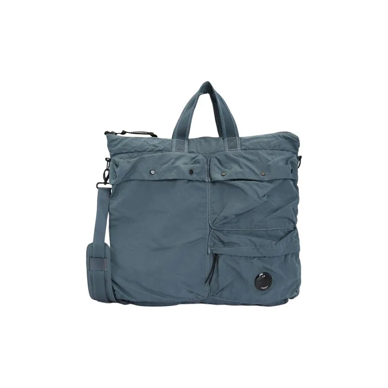C.P.Company Polyamide Tote Bag, Shopping Bag, Shoulder Bag, Handbag Men's Blue-0