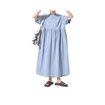 FREAK'S STORE Short Sleeved Dress Women's Saxony Blue