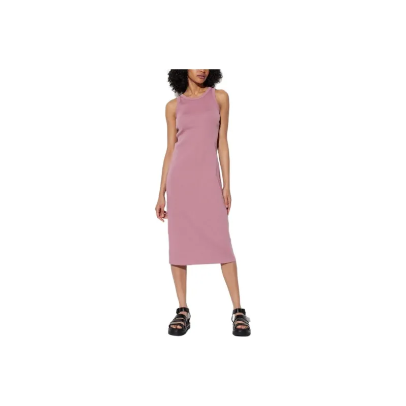 UNIQLO Sleeveless Dress Women's Peach Pink-0