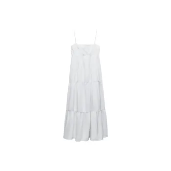 ZARA Slip Dresses Women's White