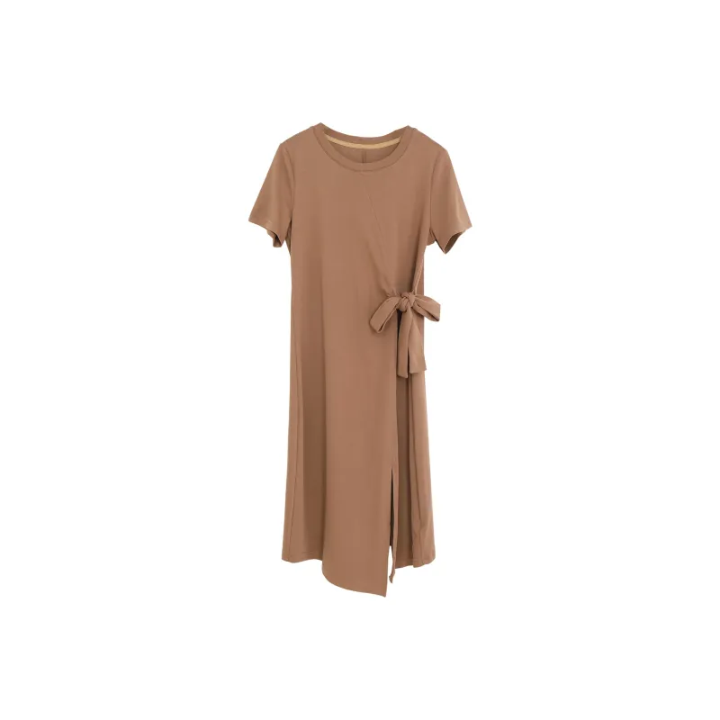 SMEN Short Sleeved Dresses Women's-0