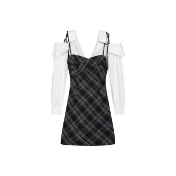 Incolore Long Sleeved Dresses Women's White