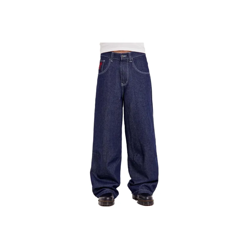 Jaded London Jeans Unisex Star Indigo Blue-0