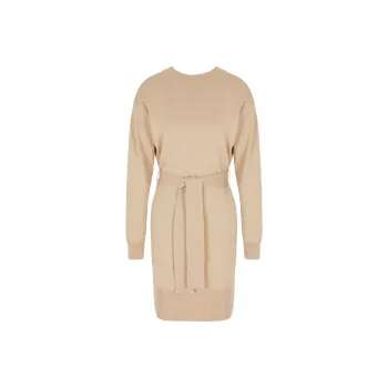 ARMANI EXCHANGEAE FW24 Long Sleeved Dress Women's Gold