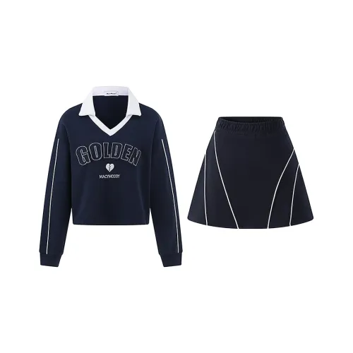 MacyMccoy Two Piece Skirt Sets Women's Navy Blue