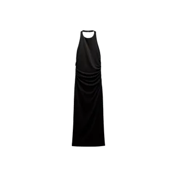 ZARA Slip Dresses Women's Black