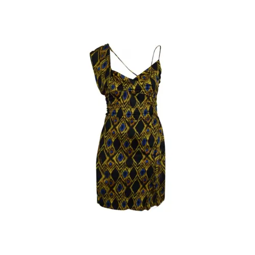 Balenciaga Sleeveless Dress Slim Fit Women's Multicolor