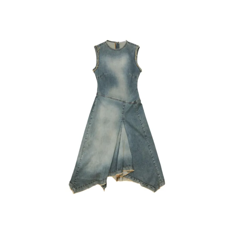 Acne Studios FW24 Sleeveless Dress Women's Medium Blue-0
