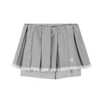 A LAZY PIG Casual Short Skirts Women's Light Gray